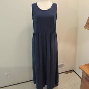 Coldwater Creek 100% Pima Cotton Maxi With Pockets Petite Medium
